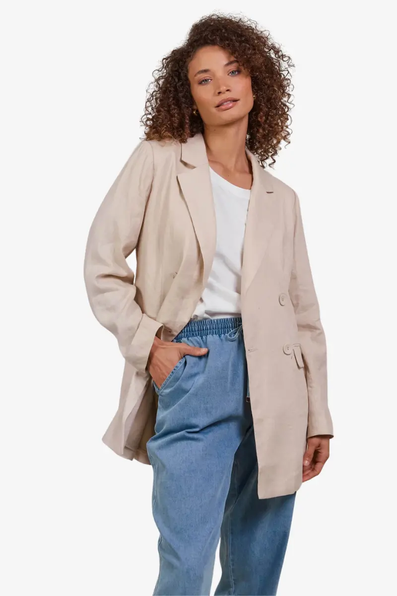Eb & Ive -Laax Blazer - Ecru 1
