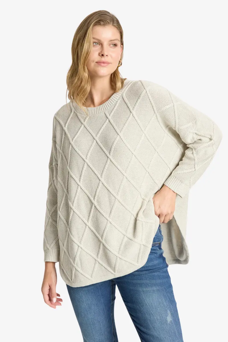 Eb & Ive - Liora Relaxed Knit - Bisque 1