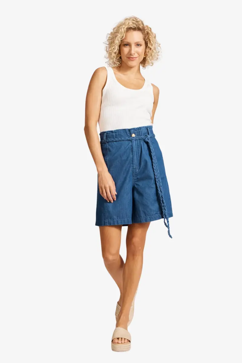 Eb & Ive - Melenia Shorts - Indigo 1