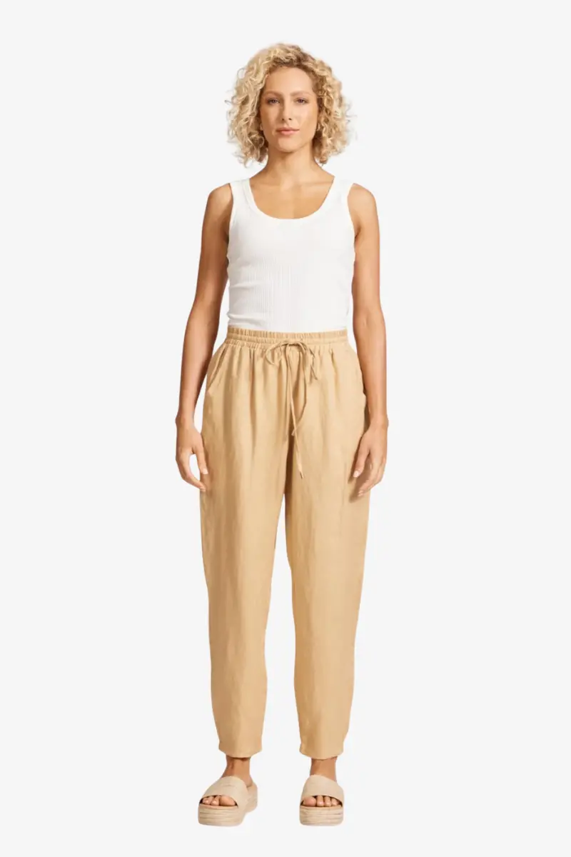 Eb & Ive - Miramar Pant - Camel 1