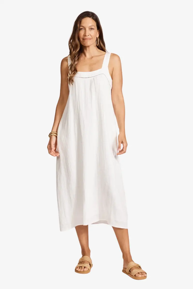 Eb & Ive - Miramar Tank Maxi - White 1