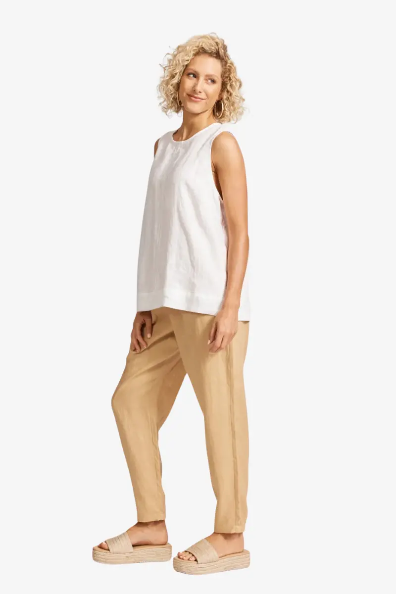 Eb & Ive - Miramar Tank Top - White 1