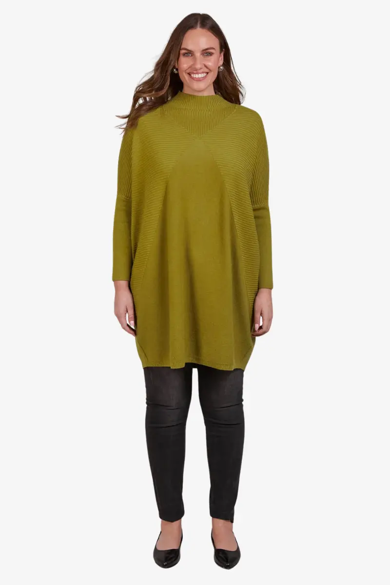 Eb & Ive - Palmer Oversized Knit - Chartreuse 1