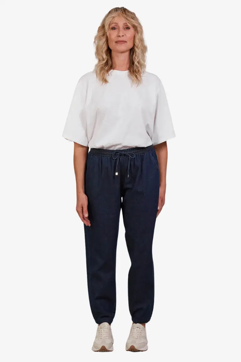 Eb & Ive - Pepi Relaxed Denim Pants - Oxford 1