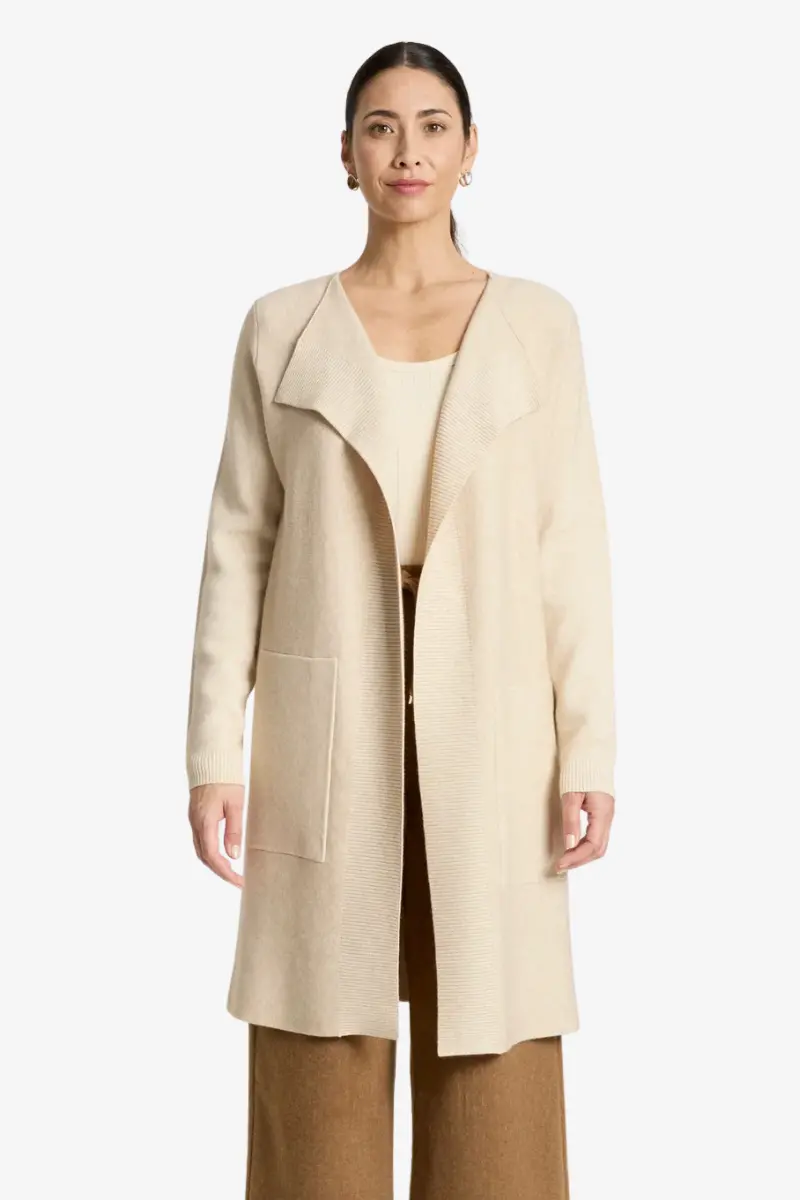 Eb & Ive - Samira Cardigan - Bisque 1