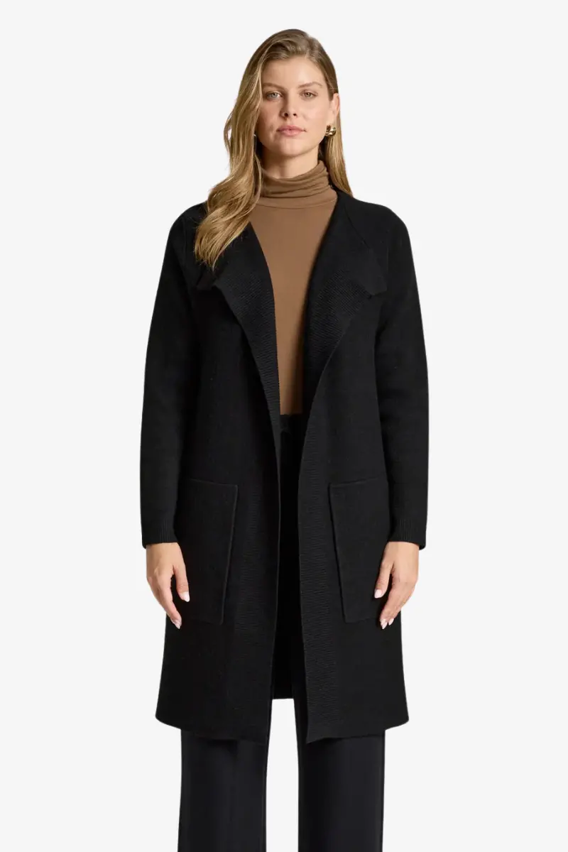 Eb & Ive - Samira Cardigan - Black 1