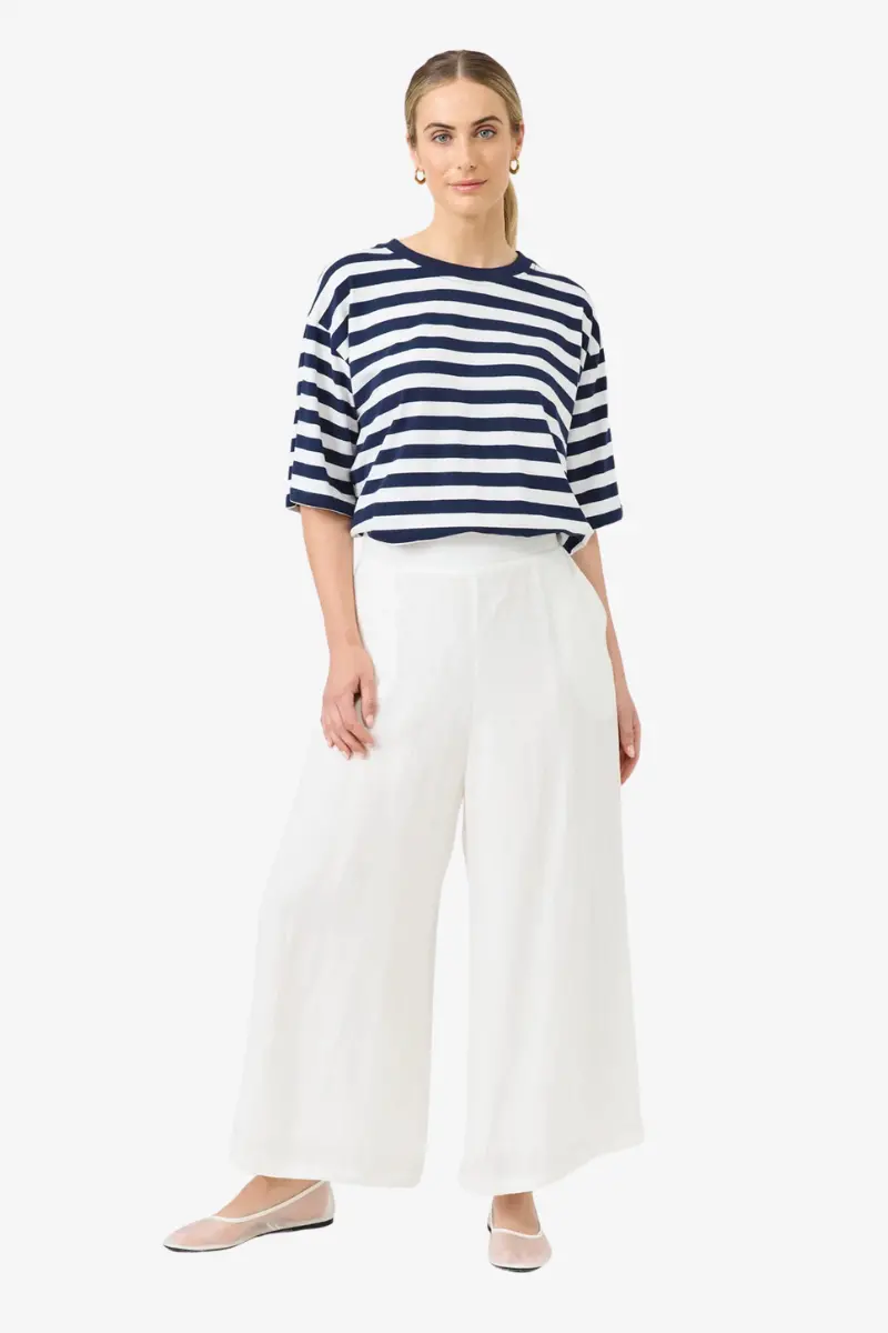 Eb & Ive - Studio Crop Pants - Salt 1