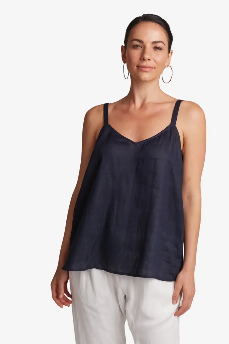 Eb & Ive - Studio Tank - Navy 1