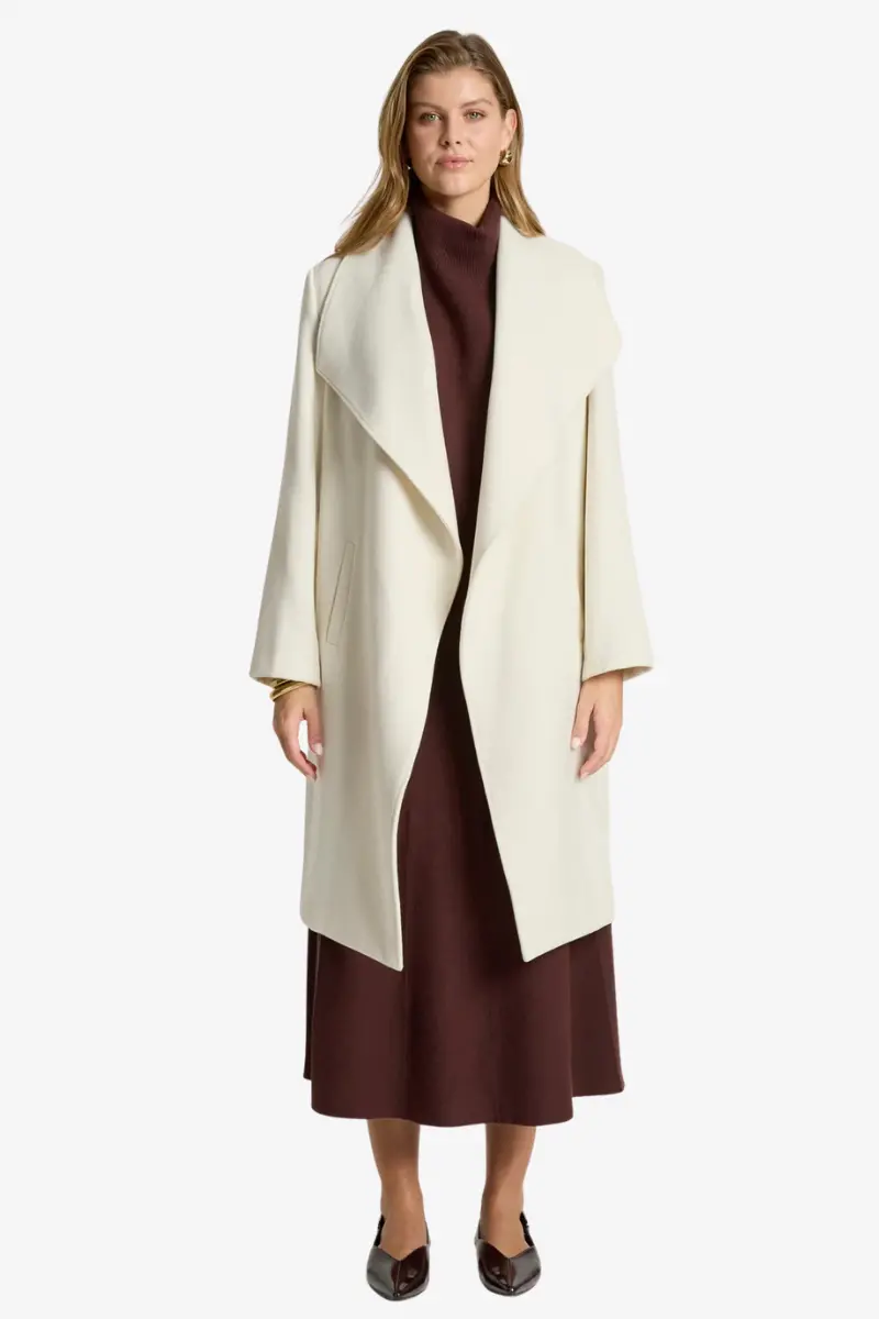 Eb & Ive - Wanderer Coat - Ecru 1