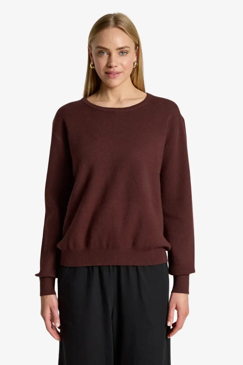 Eb & Ive - Zala Jumper - Mahogany 1