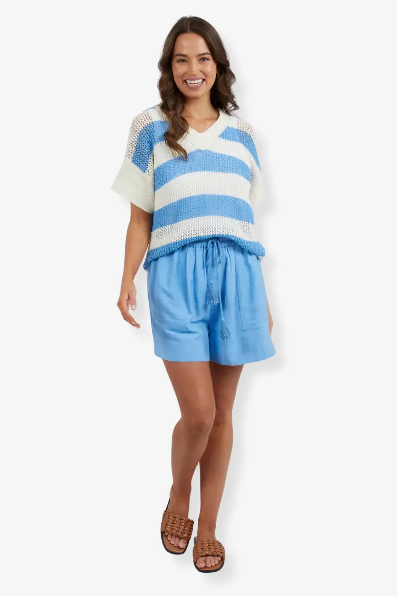 Elm - Blythe Knit - Azure Blue 1