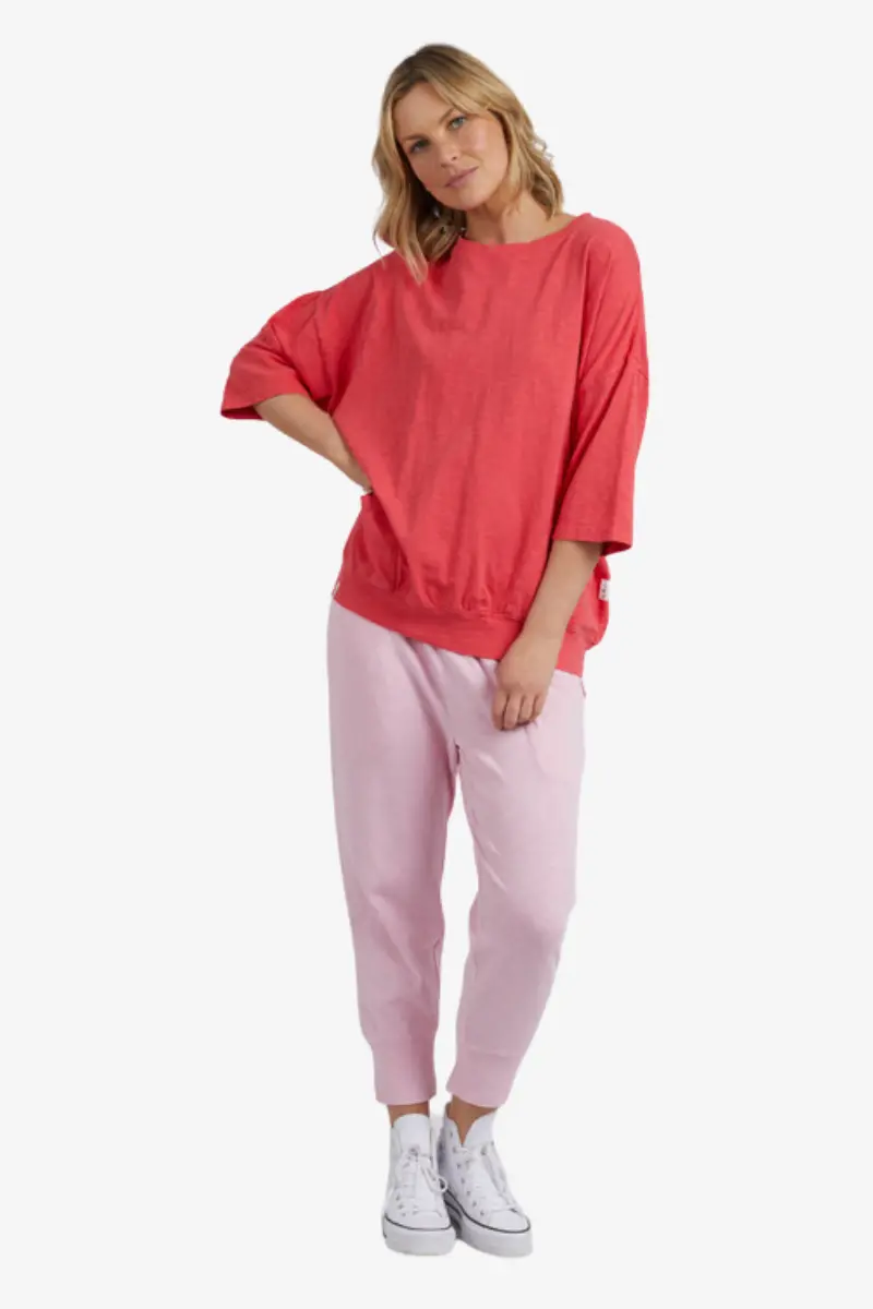 Elm - Fundamental Mazie Sweat - Coral Spritz 1