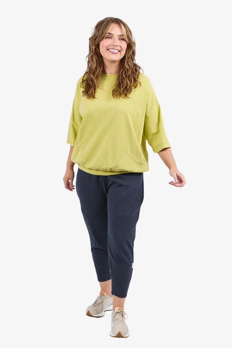 Elm - Fundamental Mazie Sweat - Lime 1