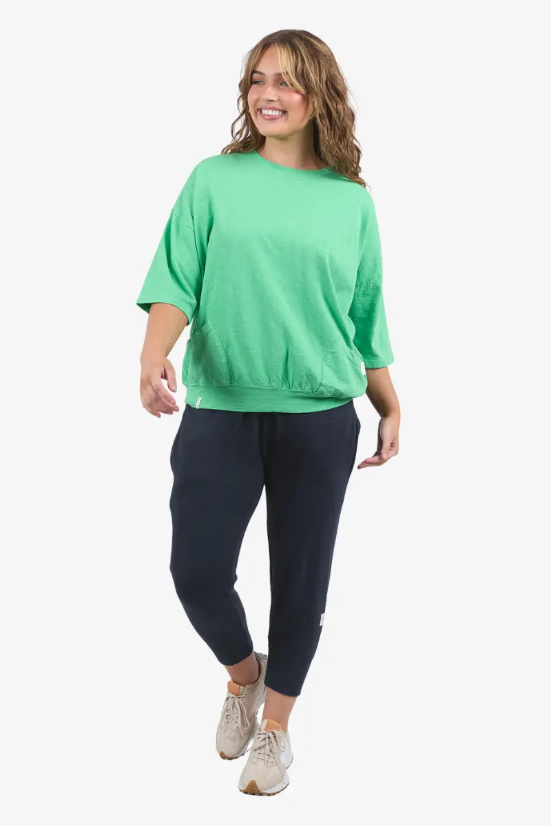 Elm - Fundamental Mazie Sweat - Spring Green 1