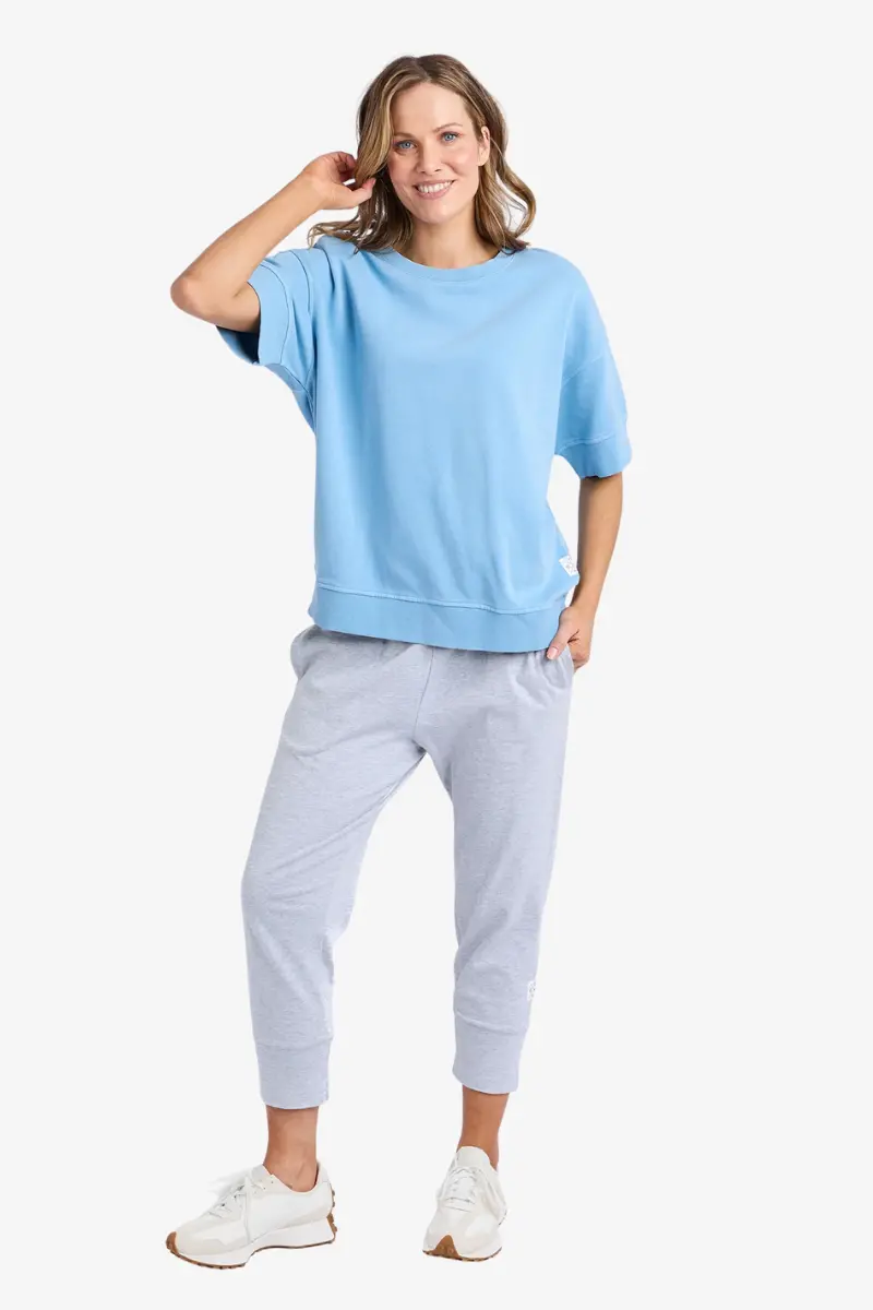 Elm - Mandy Ss Sweat - Dusk Blue 1