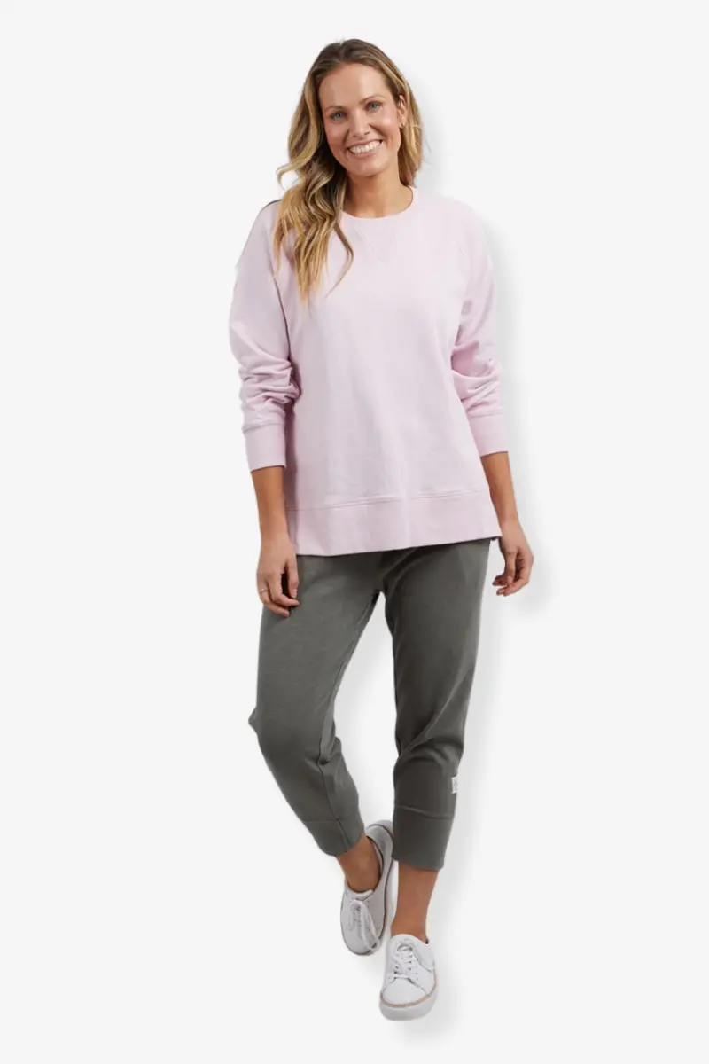 Elm - Melbourne Crew - Powder Pink 1