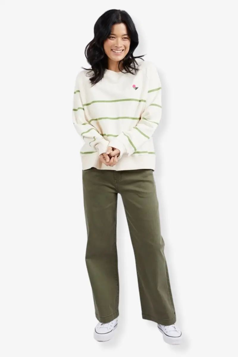 Elm - Summit Crew Fleece - Pearl 1