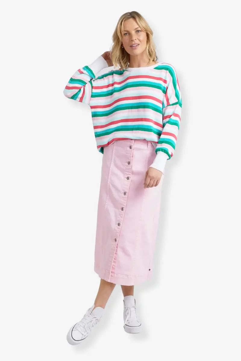 Elm - Universe Knit - Multicolour Stripe 1