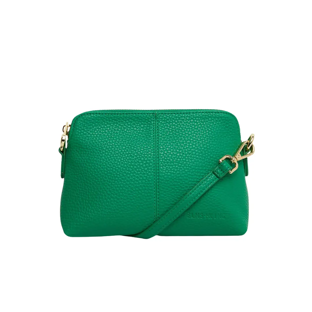 Elms + King - Burbank Crossbody Bag - Green Pebble 1