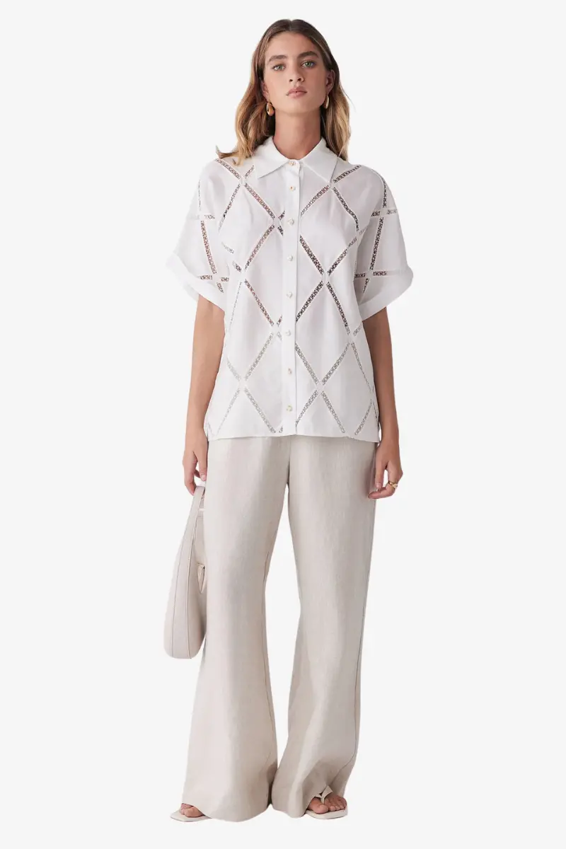 Esmaee - Thousand Miles Shirt - White 1