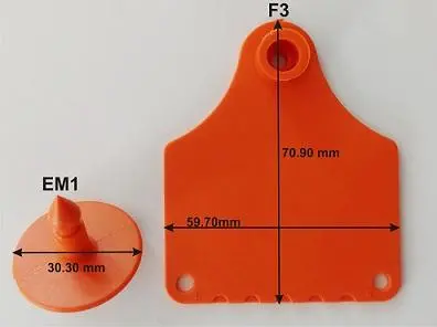Infotag Cattle F3 + M1 Economy (10 Tags Per Pack) 1