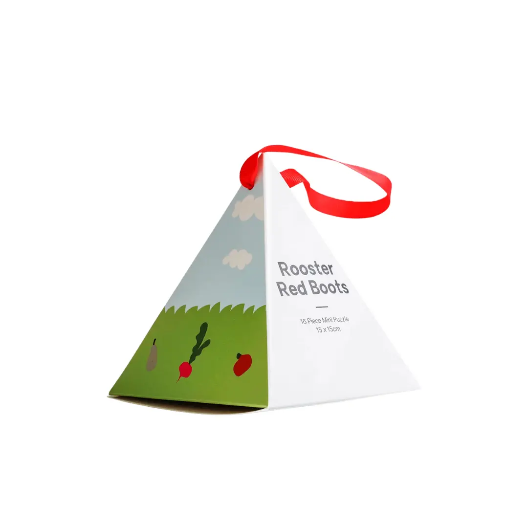 Father Rabbit - Hanging Gift Box | Puzzle - Rooster Red Boots 1