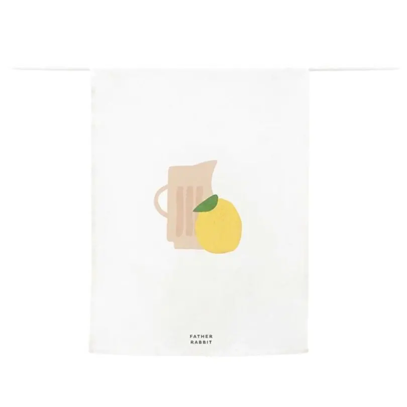 Father Rabbit - Tea Towel - Jug With Lemon 1