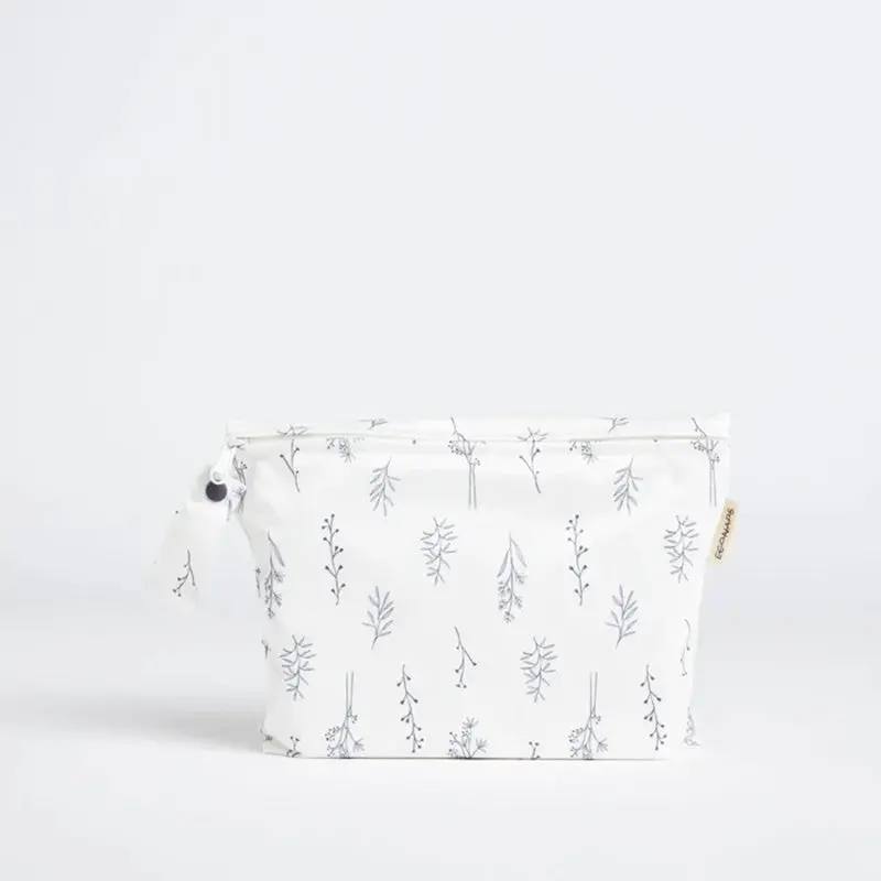 Econaps - Wet Bag - Grey Folk Botanical - Mid 1