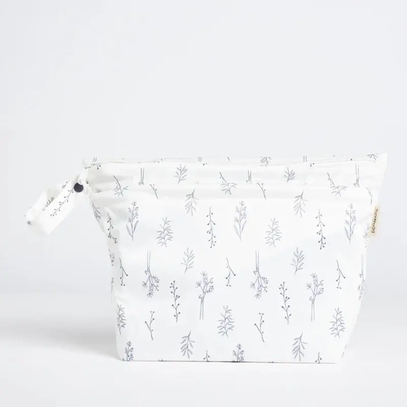 Econaps - Wet Bag - Grey Folk Botanical - Day Tripper 1