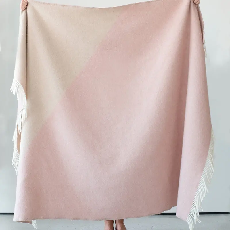 Forestry Wool - Triangle Chalk 100% Woollen Blanket 1