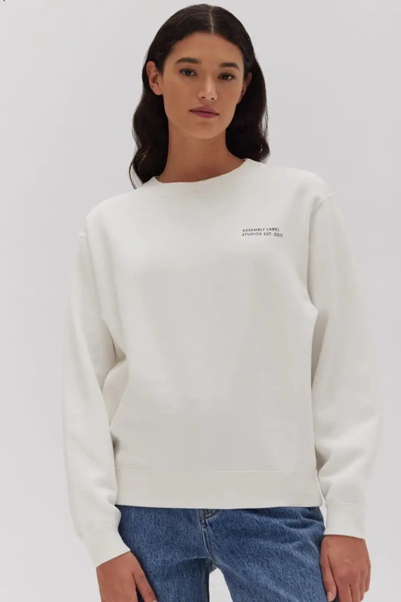 Assembly Label - Foundation Fleece - White/Black 1
