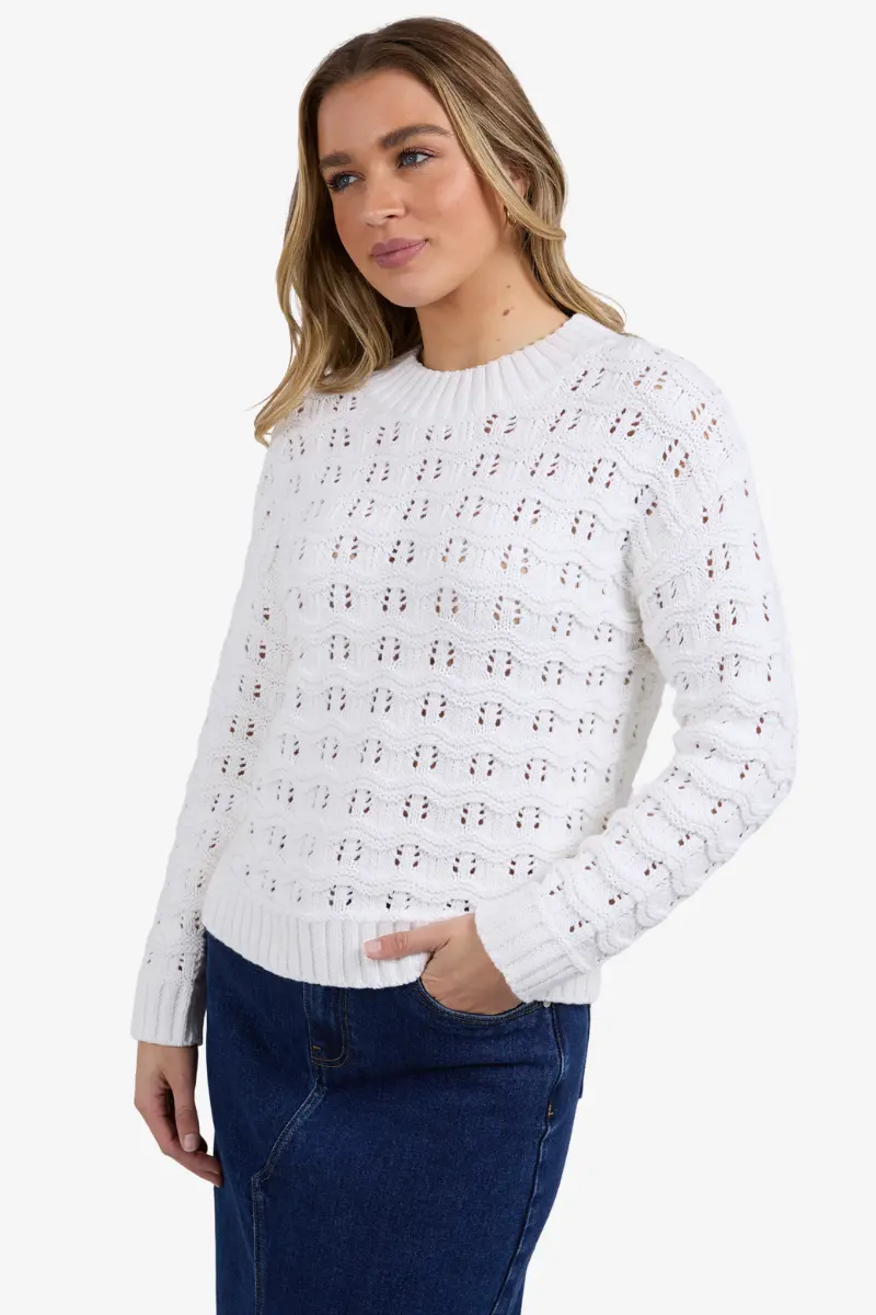 Foxwood - Carter Knit - Vintage White 1
