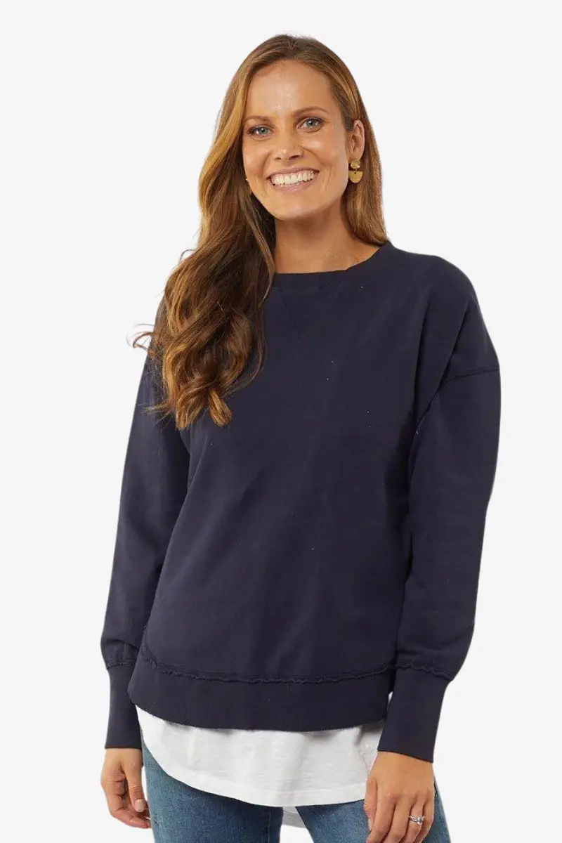 Foxwood - Delilah Crew - Navy 1