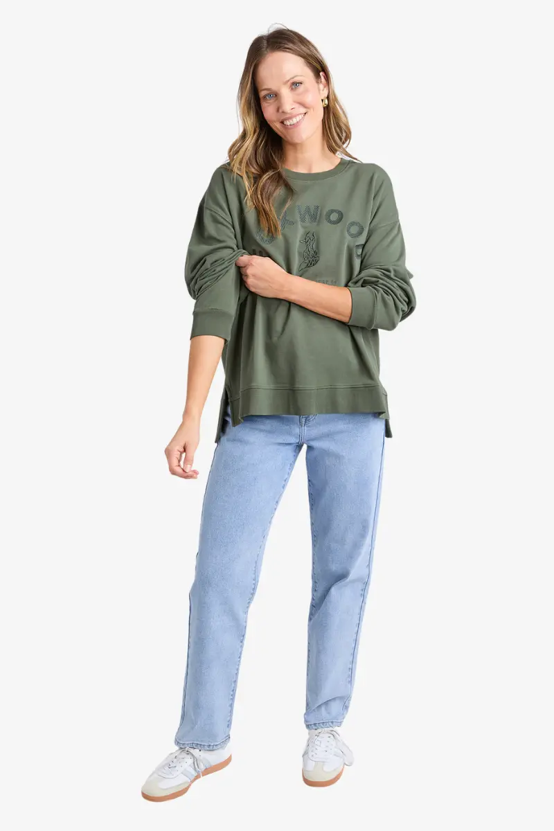 Foxwood - Effortless Crew - Khaki 1