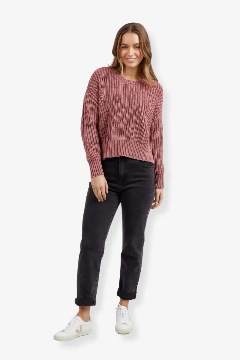 Foxwood - Winnie Knit Crew - Apple Butter 1