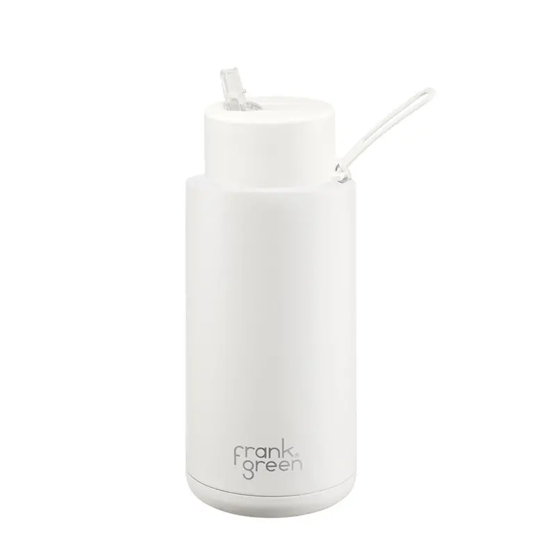 Frank Green - 34Oz Reusable Bottle (Straw) - Cloud 1