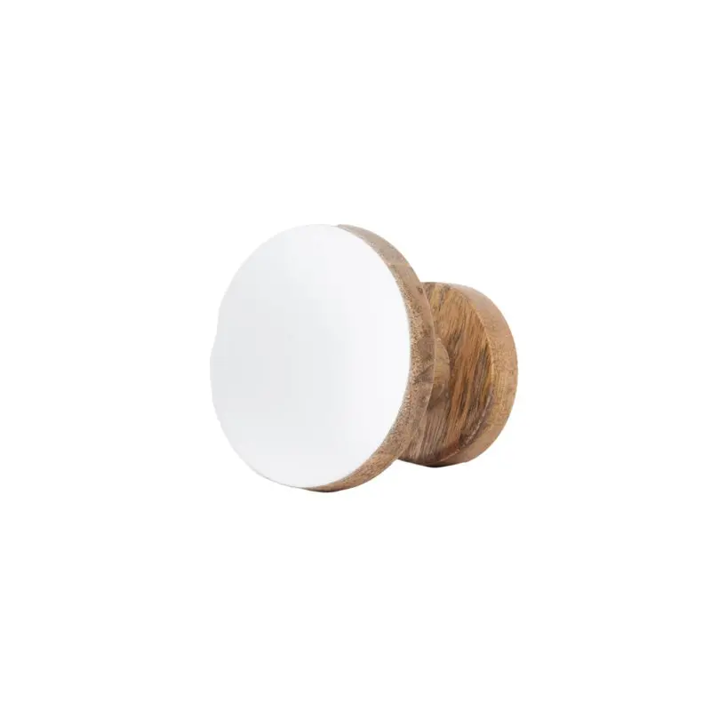 General Eclectic - White Wood Hook - Small 1