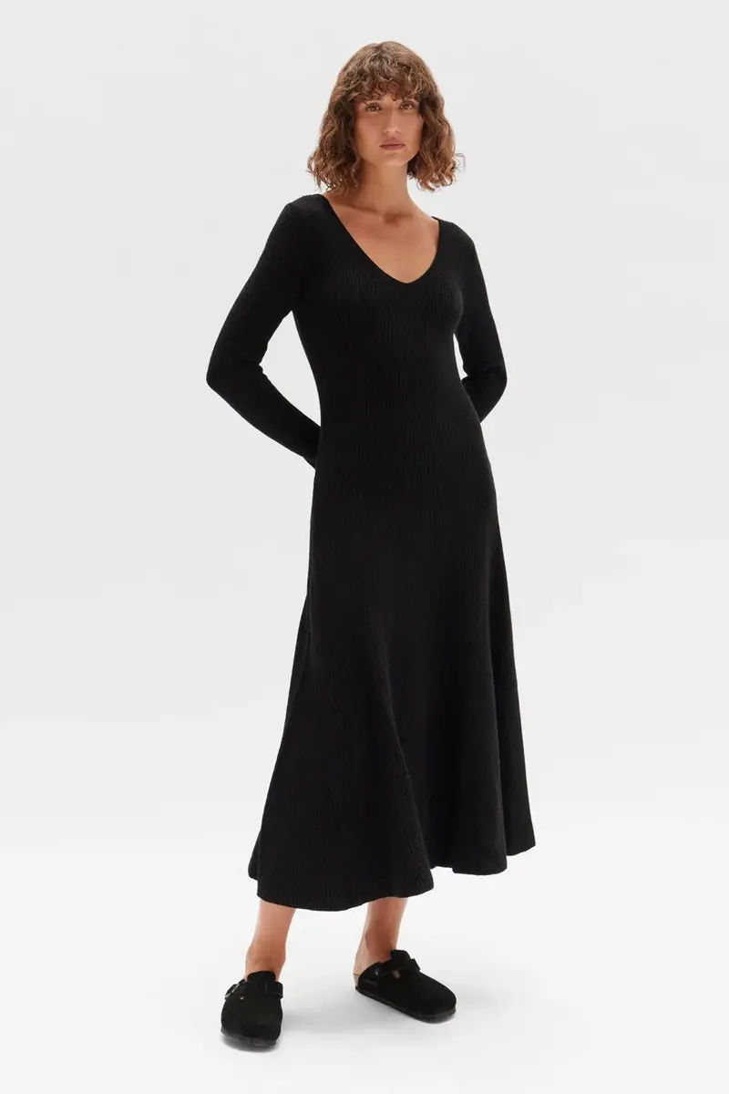 Assembly Label - Gloria Knit Dress - Black 1