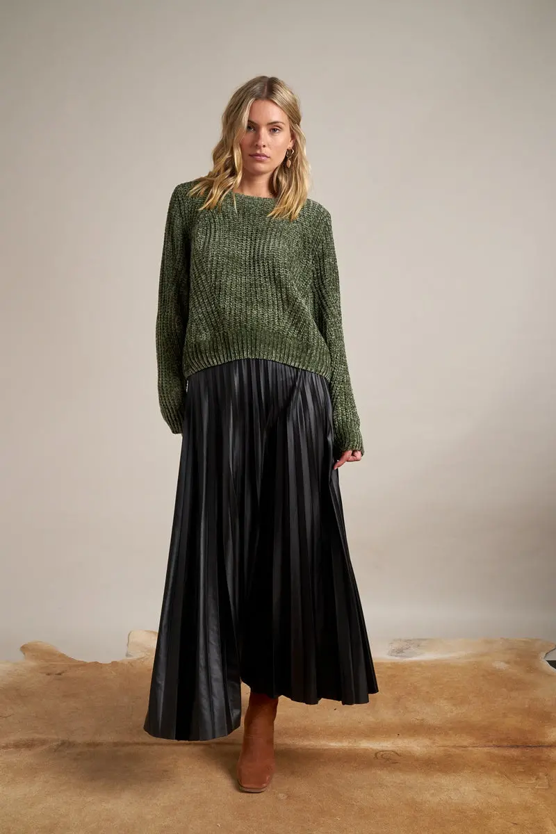 Gysette - Ida Chenille Jumper - Khaki 1