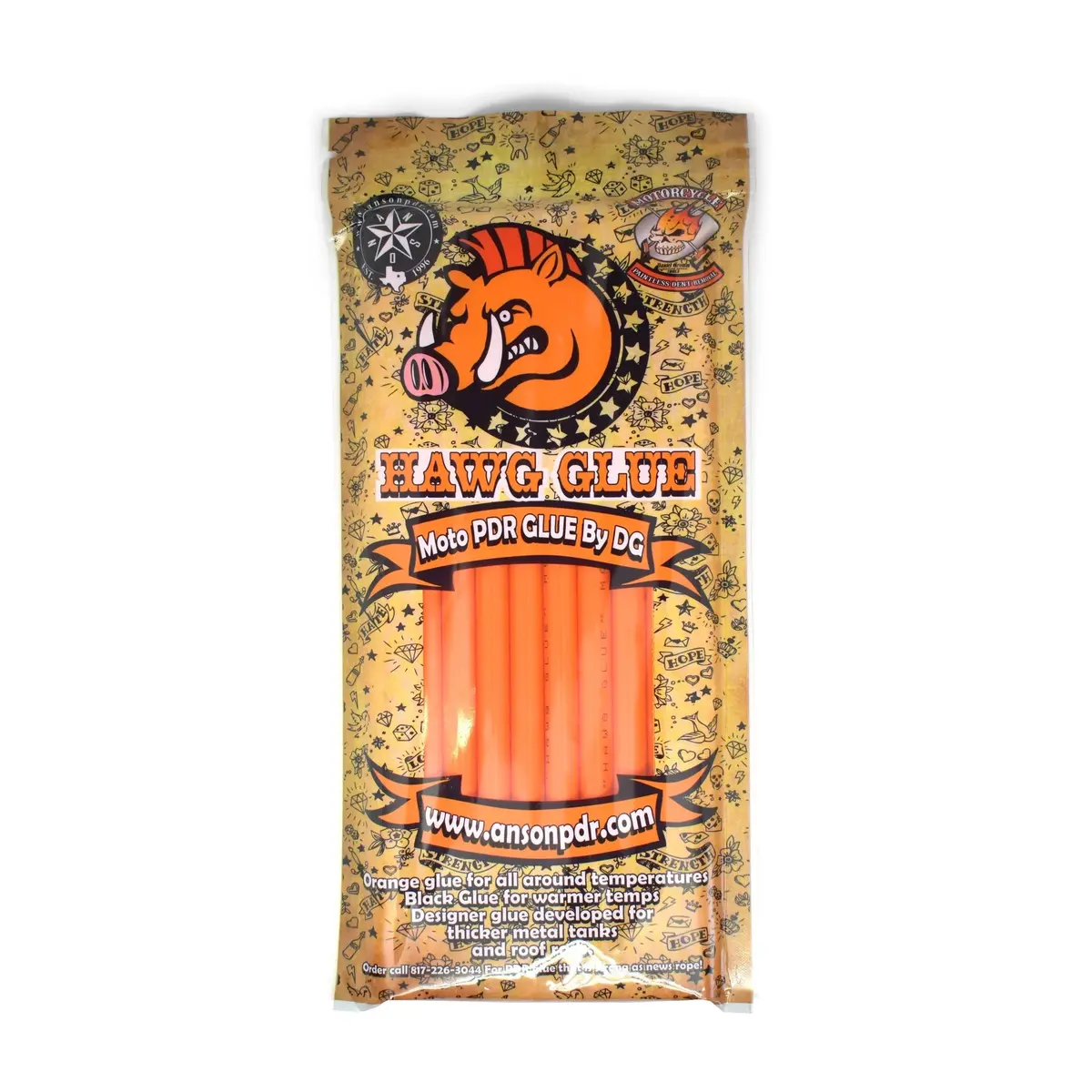 Keco Hawg Orange Pdr Glue Sticks (Pack Of 10) 1