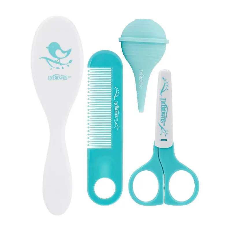 Baby Care Kit (Cepillo, Peineta, Aspirador Nasal Y Tijeras Para Uñas), Dr.Brown's 1