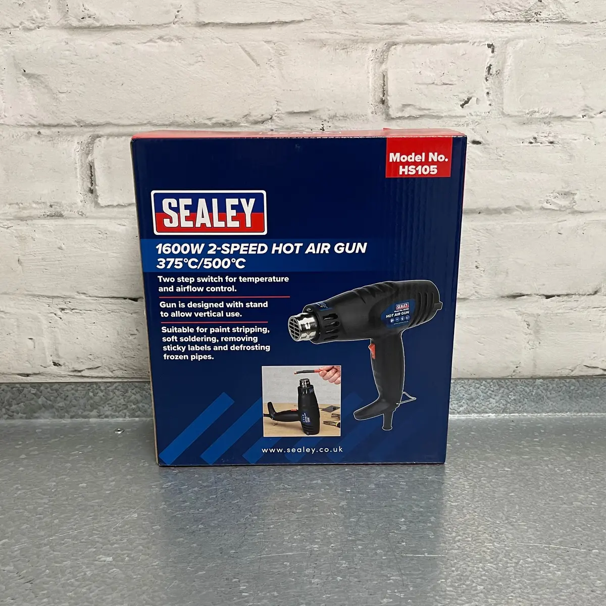 Sealey Premier Hot Air Gun Hs105 1600W 1
