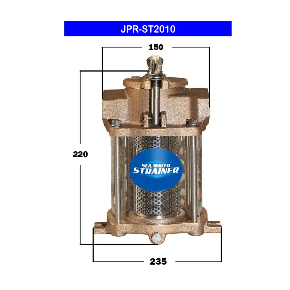 Jpr-St2020 Jmp Marine Seawater Strainer 1
