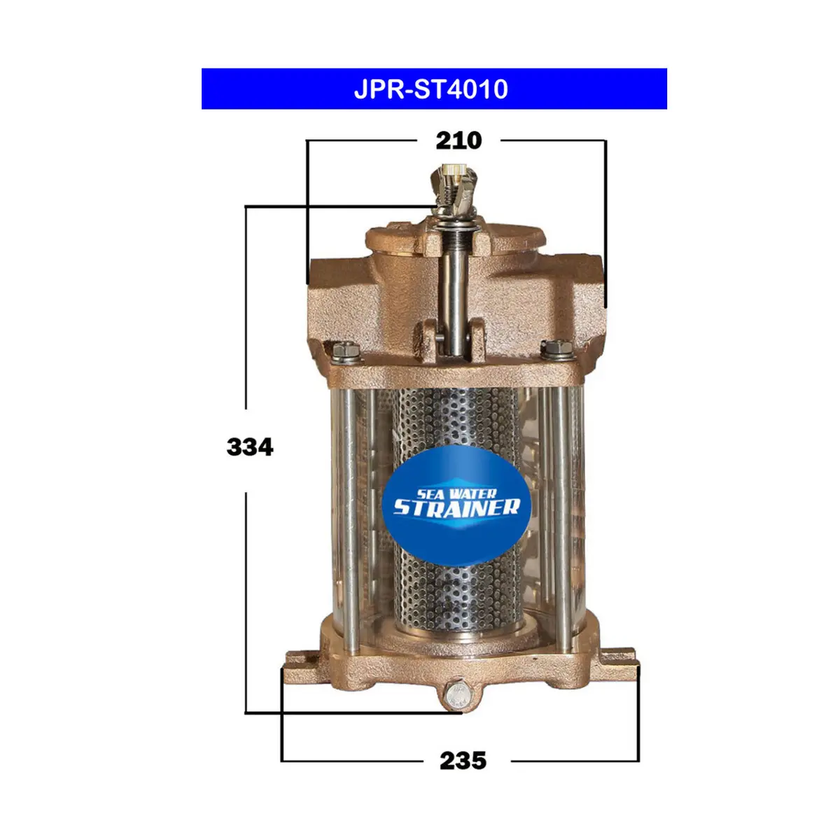 Jpr-St4010 Jmp Marine Seawater Strainer 1