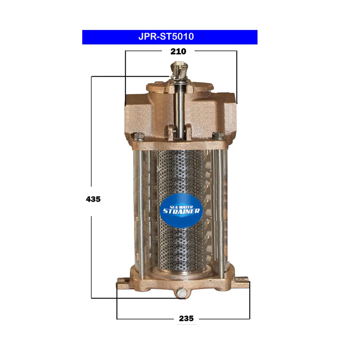 Jpr-St5020 Jmp Marine Seawater Strainer 1