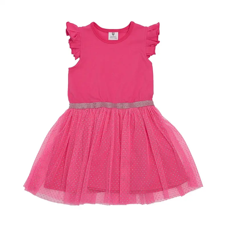 Hoot Kid - My Way Party Dress - Pink 1