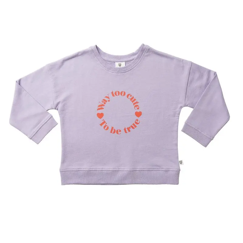 Hoot Kid - Pascale Sweater - Lilac 1