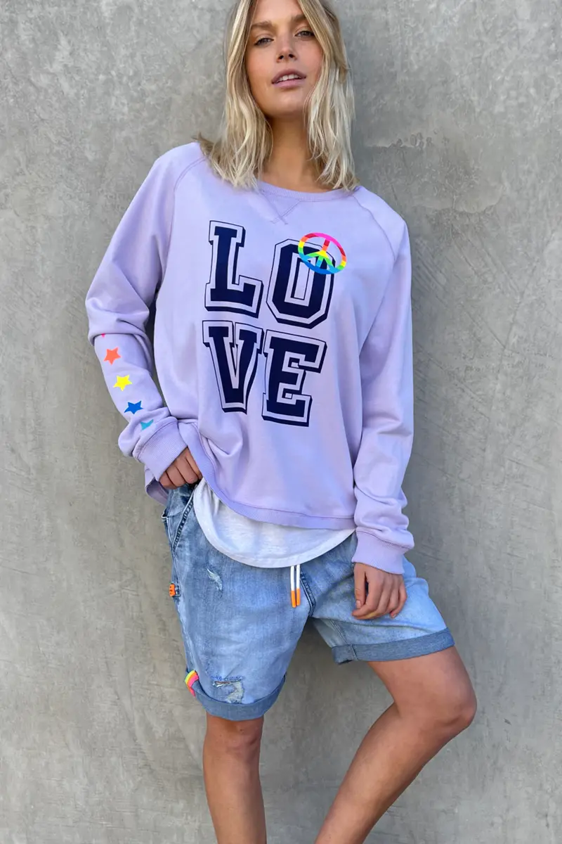 Hammill & Co - Love Summer Sweat - Mauve 1