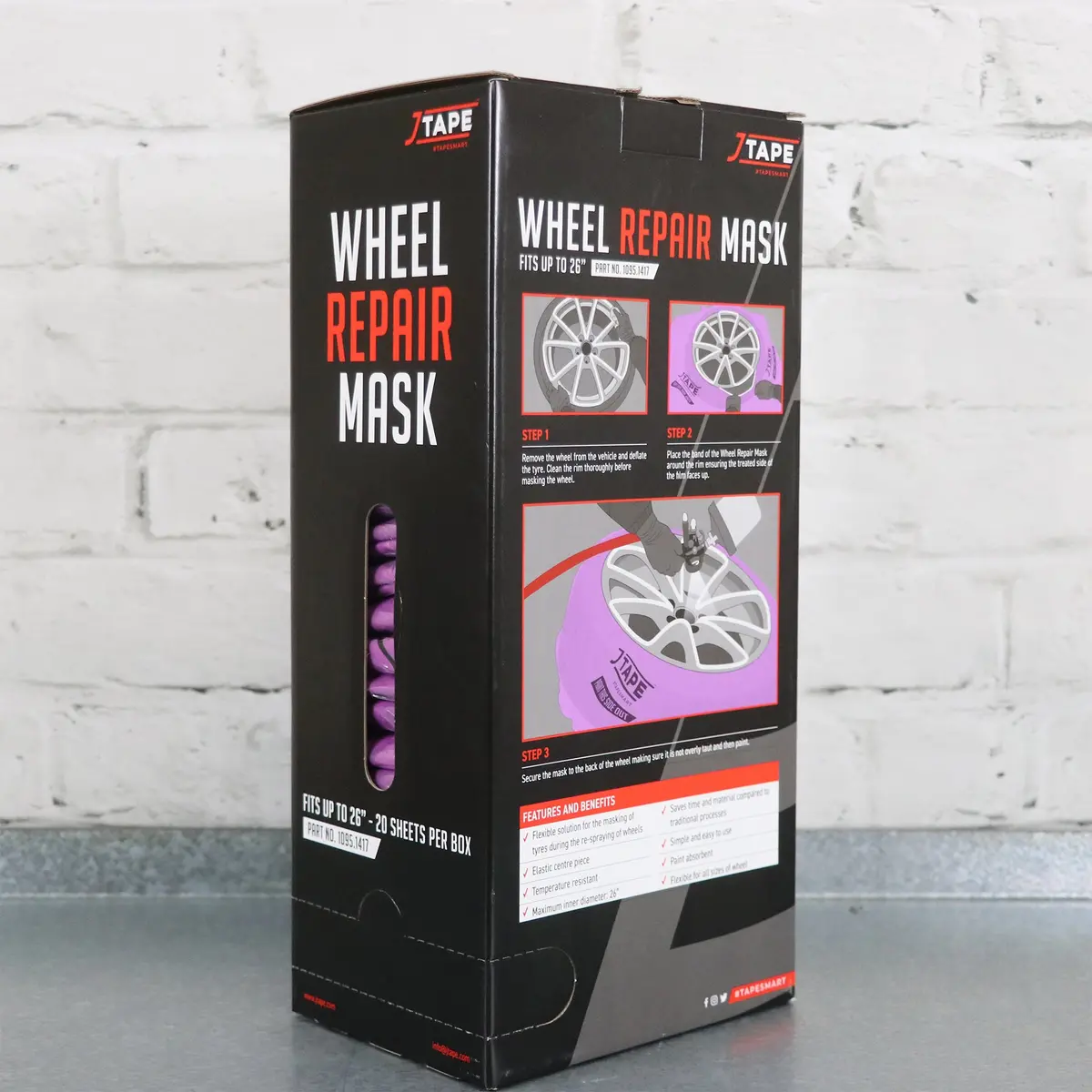 J Tape Wheel Repair Mask (Pack Of 20) 1