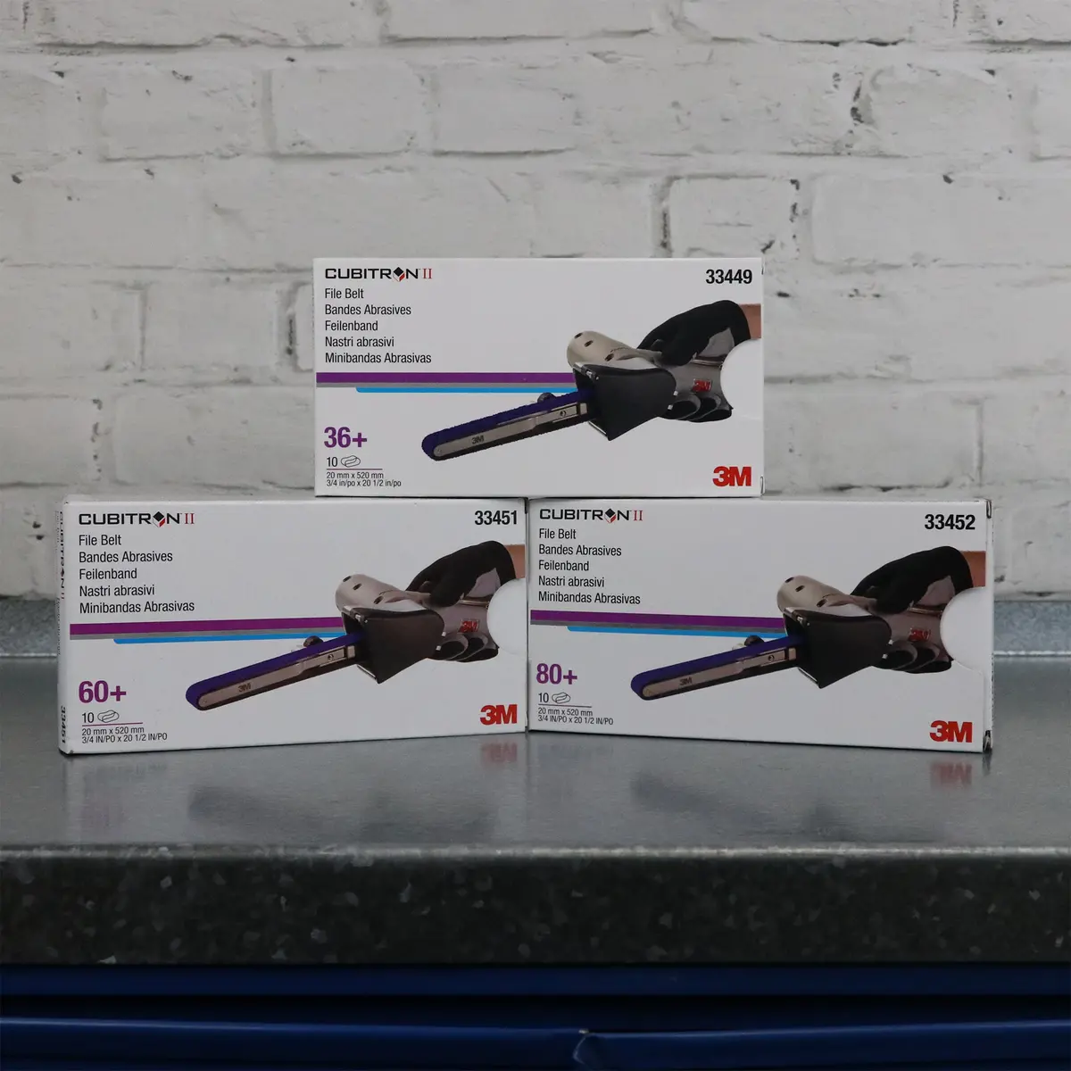 3M Cubitron Ii Abrasive Belts 20X520mm 1